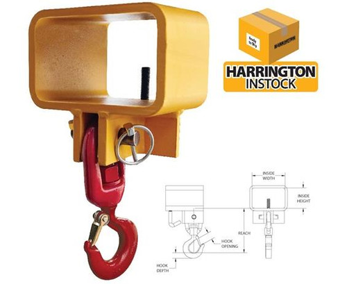 Harrington Hoists Fork Truck Hook