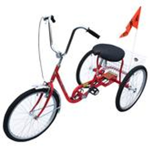 Red Industrial Bicycle