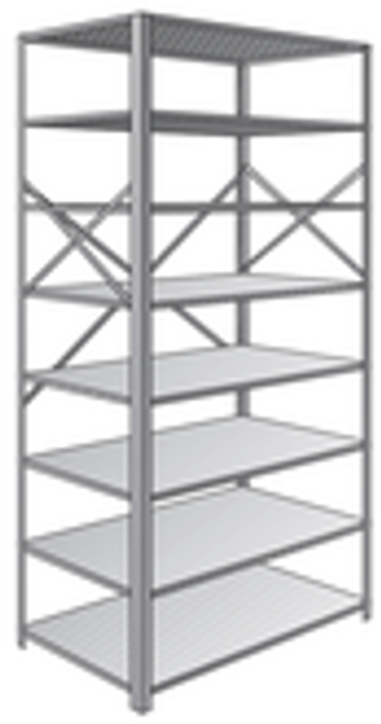 Pacific 8 shelf light duty shelving Pacific 8 shelf light duty shelving