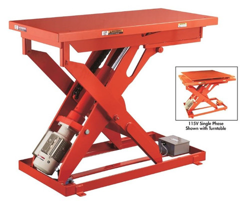 Hamaco MLI Heavy Duty Powerful Electric Mechanical Lift Tables 460V Hamaco MLI Heavy Duty Powerful Electric Mechanical Lift Tables 460V