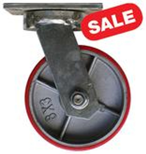 Material Flow CA10 Series 8 inch Casters Swivel Material Flow CA10 Series 8 inch Casters Swivel