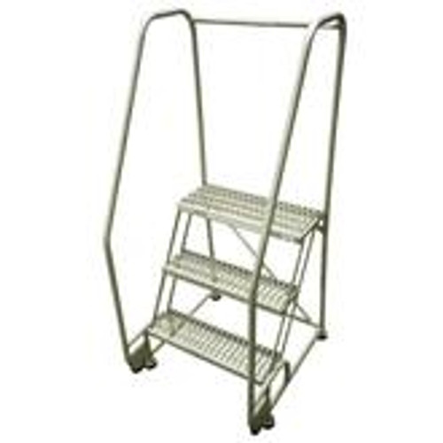 Cotterman TiltNRoll Ladders 24 Inch Wide 20 Inch Deep Step