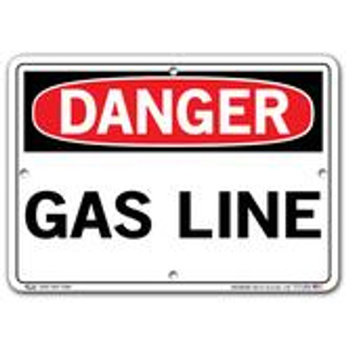 Vestil Danger Gas Line