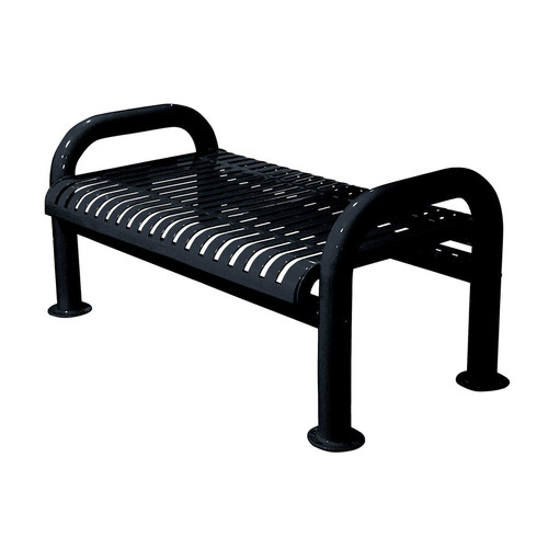 4' U-Leg Ribbon Bench Without Back