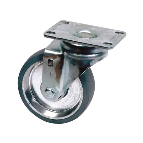 Material Flow Gray Rubber Tread LightMedium Duty Casters