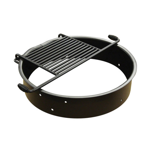 Leisure Craft 7" Flip Grate Fire Ring, LCIFG7,