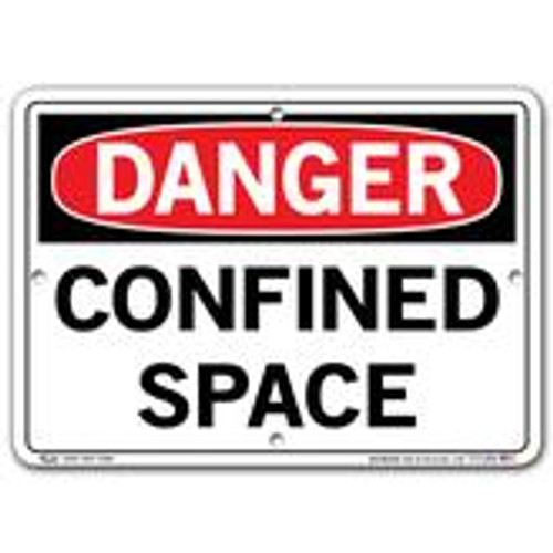 Vestil Danger Confined Space