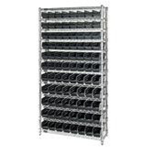 Quantum Conductive Shelf Bin Wire Shelving Systems