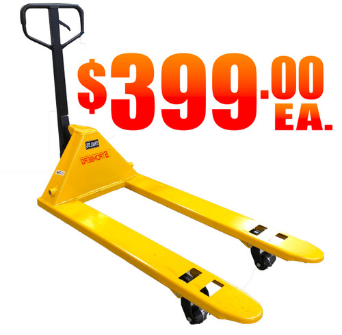 Material Flow CPT2748SS Steel Wheel Pallet Jack for Sale