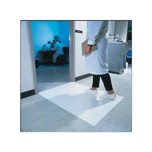Wearwell Clean Room Mat White 24" x 45"