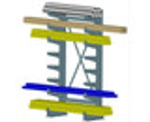Jarke SPG Quiktree Light-Medium Duty Cantilever Racks - Complete Units - 8 Jarke SPG Quiktree Light-Medium Duty Cantilever Racks - Complete Units - 8