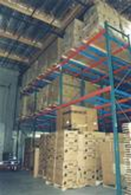 17 Pallets Deep Flow Rack System with Poly Wheels