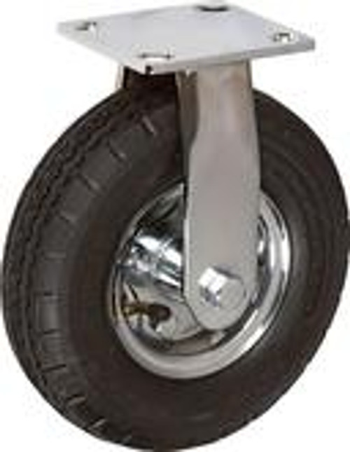 Material Flow STP6600 Medium-Heavy Duty Rigid Plate Casters - 8 Inch Material Flow STP6600 Medium-Heavy Duty Rigid Plate Casters - 8 Inch