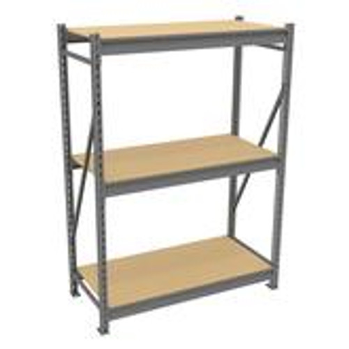 Tennsco Bulk Storage Racks - 24 inch Deep - Particleboard Decking Tennsco Bulk Storage Racks - 24 inch Deep - Particleboard Decking