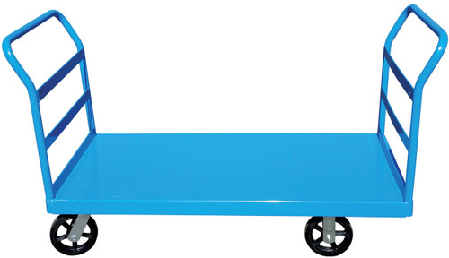 Material Flow 2448DH-6MRR 24" x 48" Dual Handle Platform Trucks with Casters Material Flow 2448DH-6MRR 24" x 48" Dual Handle Platform Trucks with Casters