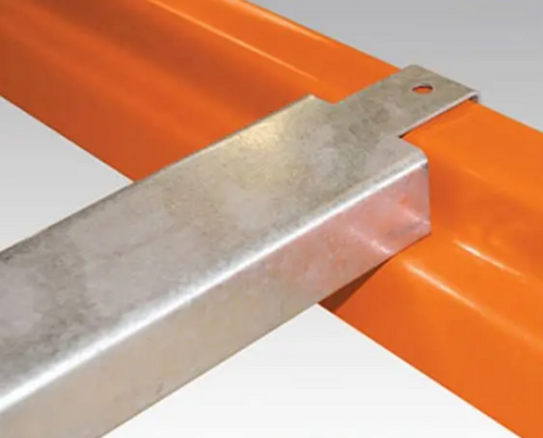 Material Flow IDFCB036 Pallet Rack Double Flanged Cross Bars - Galvanized Finish