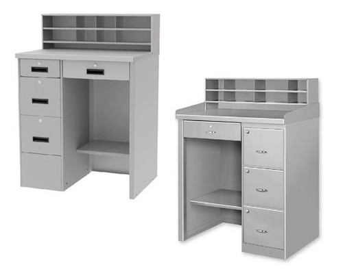 Pucel Filing Cabinet Desk, Heavy Duty/Extra Heavy Duty Filing Cabinet Desks