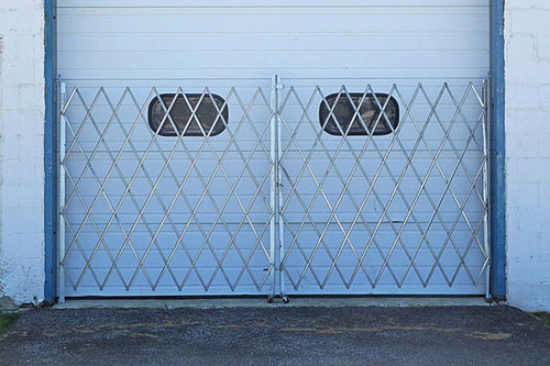 Medium Duty Double Wide Folding Security Gates - 6 to 8 Feet Widths