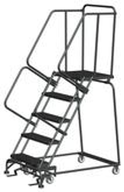 Ballymore M-2000 Series Deep Top Step Rolling Safety Ladder With Expanded Metal Treads, Model 053221X Ballymore M-2000 Series Deep Top Step Rolling Safety Ladder With Expanded Metal Treads, Model 053221X