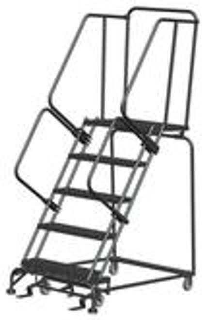 Ballymore M-2000 Series Deep Top Step Rolling Safety Ladder With Perforated Treads, Model 053221P Ballymore M-2000 Series Deep Top Step Rolling Safety Ladder With Perforated Treads, Model 053221P