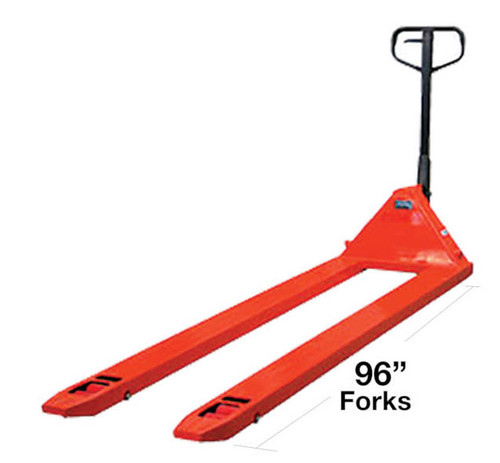 Material Flow CPJ2796 96 Inch Long Extended Reach Pallet Trucks