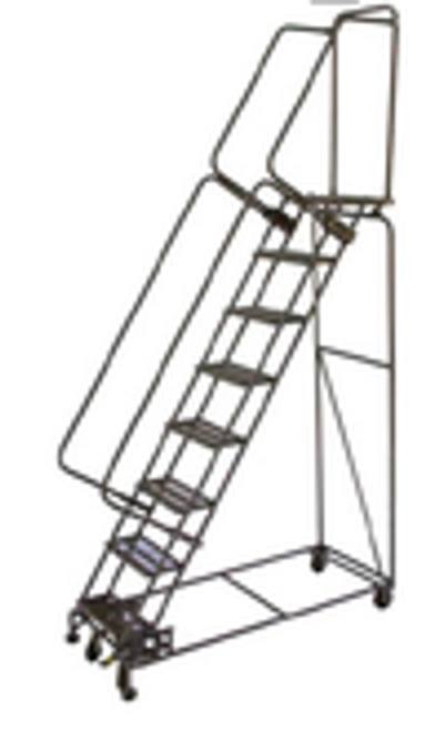 Ballymore Weight Actuated All Directional Lockstep Ladder 50-Degree Slope & Expanded Metal Treads, Model WWA-AD-SW-082414X Ballymore Weight Actuated All Directional Lockstep Ladder 50-Degree Slope & Expanded Metal Treads, Model WWA-AD-SW-082414X