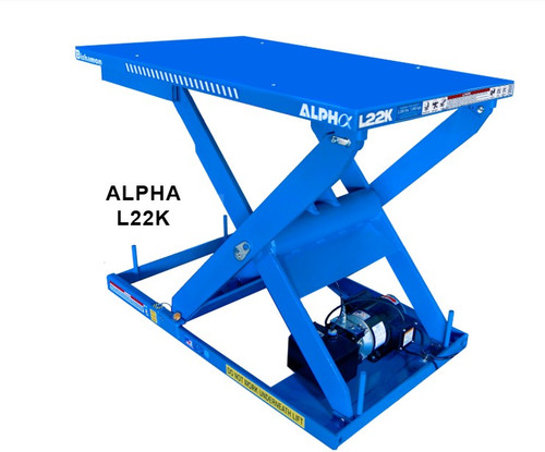 Bishamon Alpha Electric-Hydraulic Lift Tables L22K Bishamon Alpha Electric-Hydraulic Lift Tables L22K