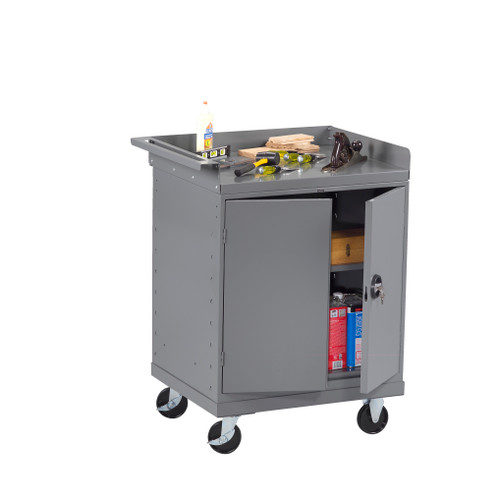 Tennsco MB-2530-C Mobile Workbench with 2 Door Cabinet