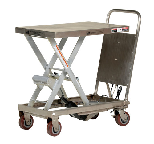 Vestil CART-500-LA-PSS Linear Actuated Elevating Cart