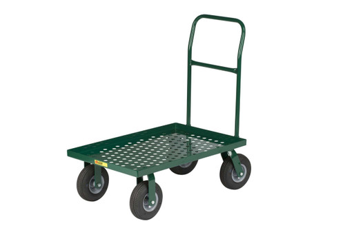 Little Giant T820-P-10SR-G-LU Nursery Platform Truck - Perforated Deck - 3 Little Giant T820-P-10SR-G-LU Nursery Platform Truck - Perforated Deck - 3