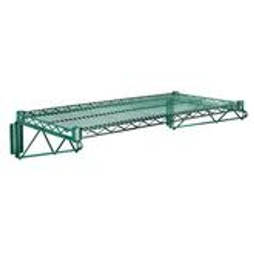 Quantum Direct Wall Mount Cantilever Single Shelf - Proform Green Epoxy Finish Quantum Direct Wall Mount Cantilever Single Shelf - Proform Green Epoxy Finish