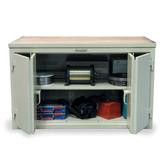 Workbench with Maple Top and Bi-Fold Doors