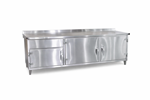 Strong Hold Stainless Steel Counter-Height Workbench