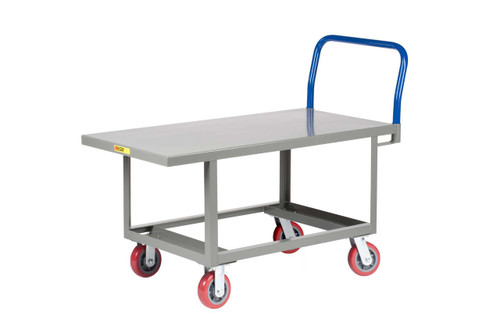 Little Giant RNB-3060-6PY Fixed Work Height Platform Truck with Open Base - Steel Deck - 8 Little Giant RNB-3060-6PY Fixed Work Height Platform Truck with Open Base - Steel Deck - 8