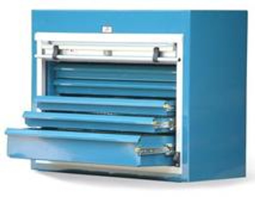 Small Drawer Cabinet with Roll-Up Door