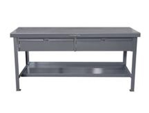 Industrial Shop Table with 2 Drawers Industrial Shop Table with 2 Drawers