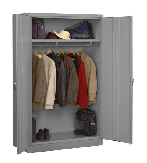 Tennsco J2478SUW Deluxe Jumbo Wardrobe Cabinet Assembled