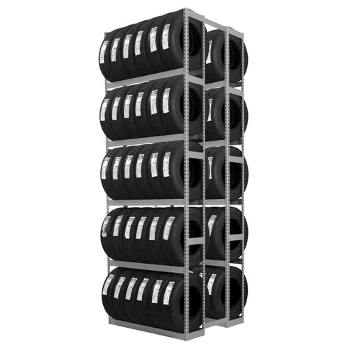 60 x 144 Double Entry Tire Storage Racks SDTR5AO | Material Flow  Add on