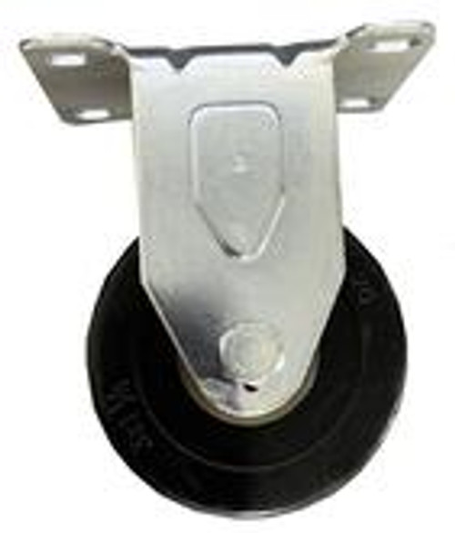 20 Series Rigid Light-Medium Duty Casters - 3 Inch - Hard Rubber