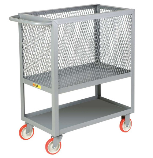 Little Giant 2RP4X-1832-5PY Raised Platform Box Trucks with Lower Shelf Little Giant 2RP4X-1832-5PY Raised Platform Box Trucks with Lower Shelf