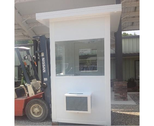 Panel Built Quickship Guardbooth with Thru-Wall HVAC