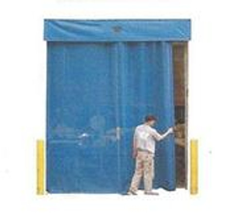 Manual Slide Bug Blocking Screened Mesh Curtain Doors