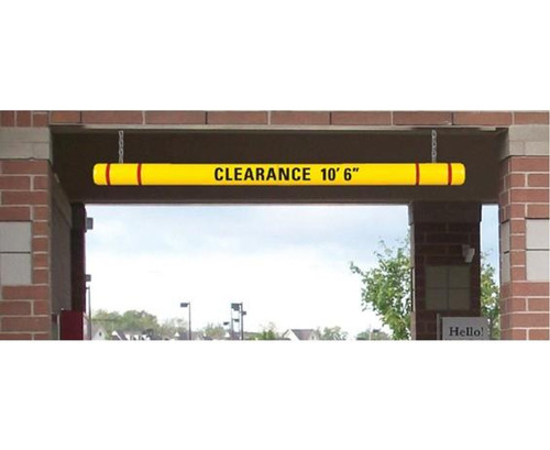 Post Guard HHG4.5X80YR Height Guard Clearance Bar at Material Flow