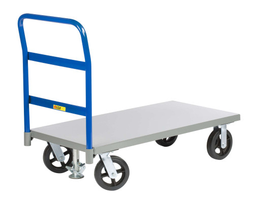Little Giant Heavy-Duty Platform Trucks with Floor Lock | Material Flow