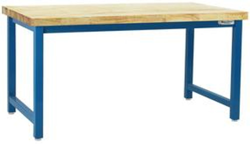 24" Wide Kennedy Benches with Lacquered Solid Maple Hardwood 1-3/4" Thick Top - Square Cut Edge