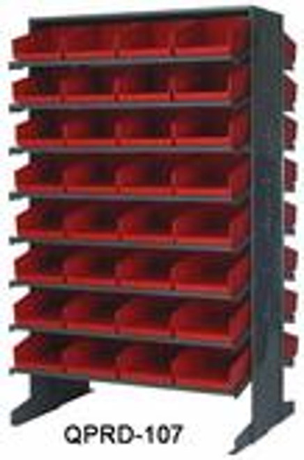 Quantum Economy Shelf Bins Sloped Shelving Units QPRD-107 Quantum Economy Shelf Bins Sloped Shelving Units QPRD-107