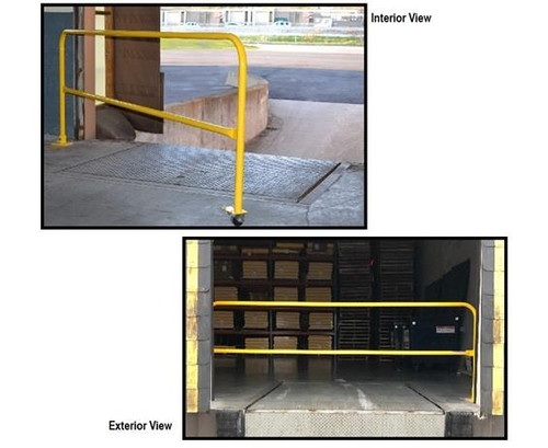 Save-Ty Yellow Rolling Dock Safety Gates