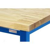 36" Wide Kennedy Benches with Lacquered Solid Maple Hardwood 1-3/4" Thick Top - Square Cut Edge