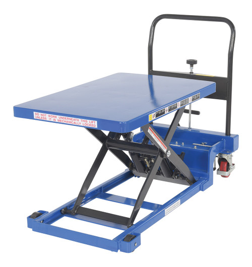Vestil CART-900-LP-AS Steel Low Profile Scissor Cart with Auto-Shift