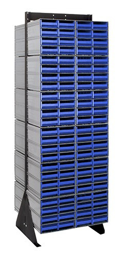 Quantum Interlocking Storage Cabinet Floor Stands QIC-270-83 in Blue